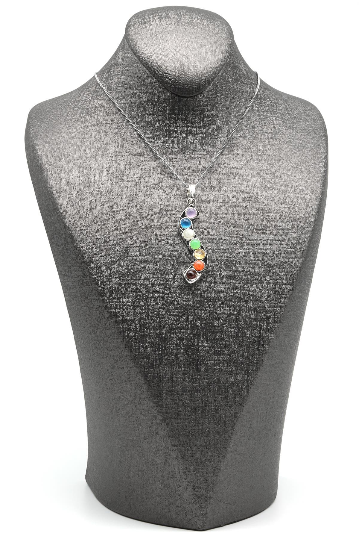 Çakra Doğal Taş Kolye