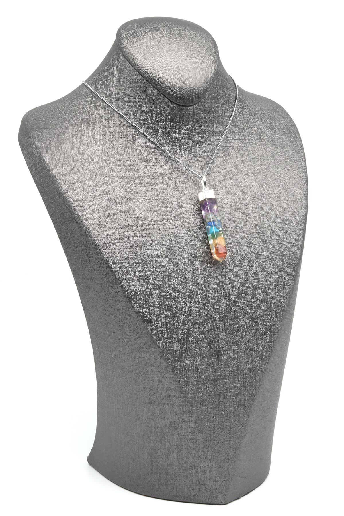 Çakra Doğal Taş Orgonit Kolye