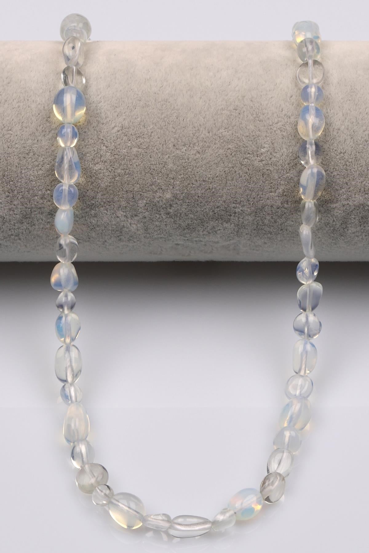 Cam Opal Dizi 6 x 8 mm Mercimek Kesim