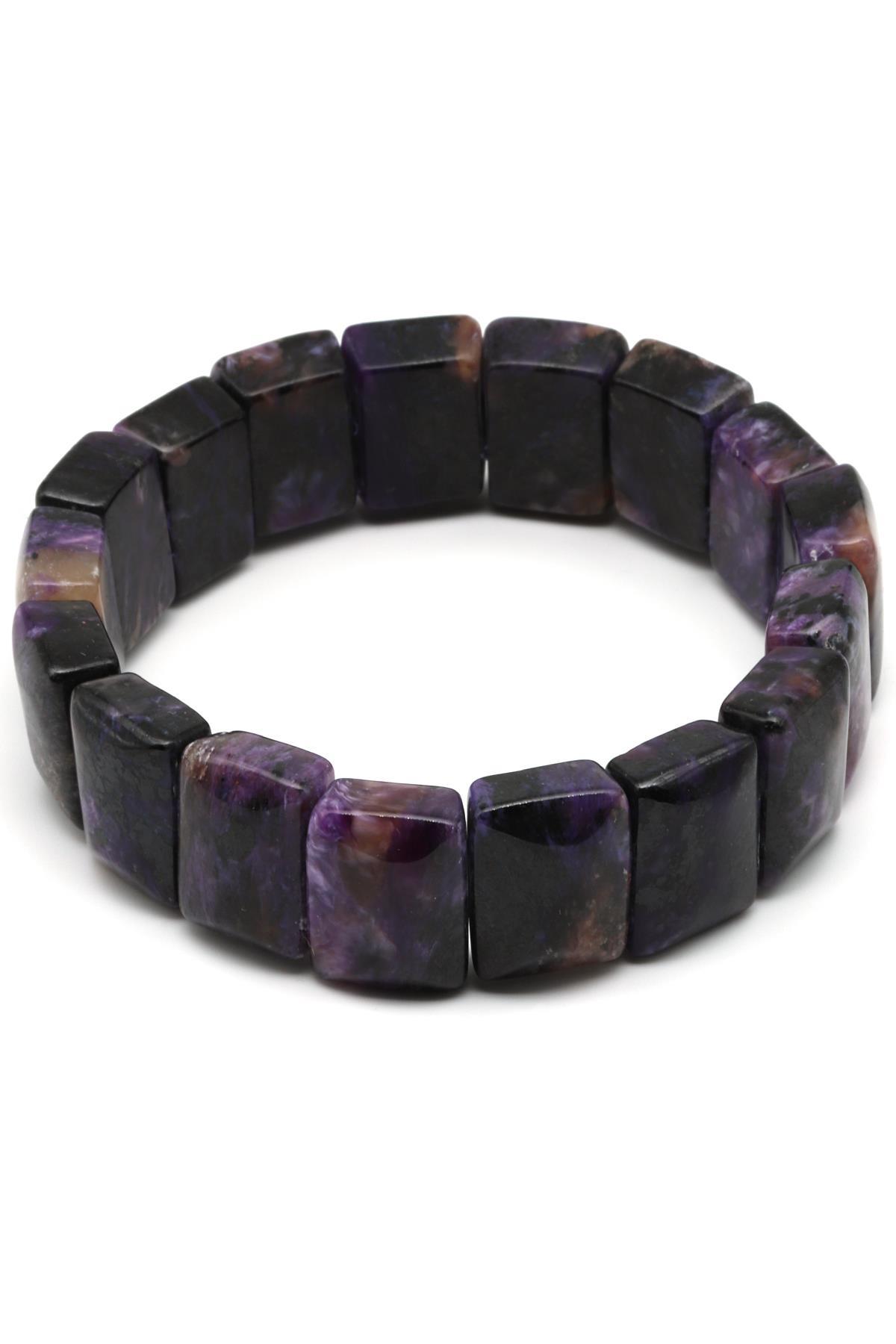 Çeroit Doğal Taş Bileklik 12 x 16 mm Özel Kesim