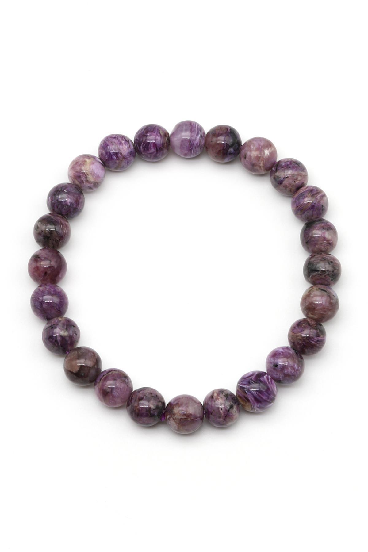 Çeroit Doğal Taş Bileklik 8 mm Küre Kesim