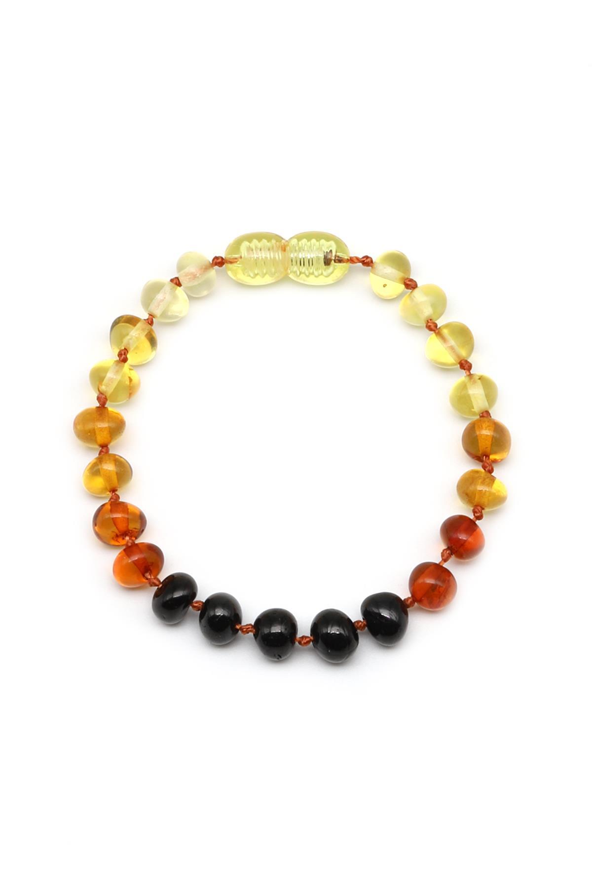 Damla Kehribar Bebek Diş Bileklik – 14 cm