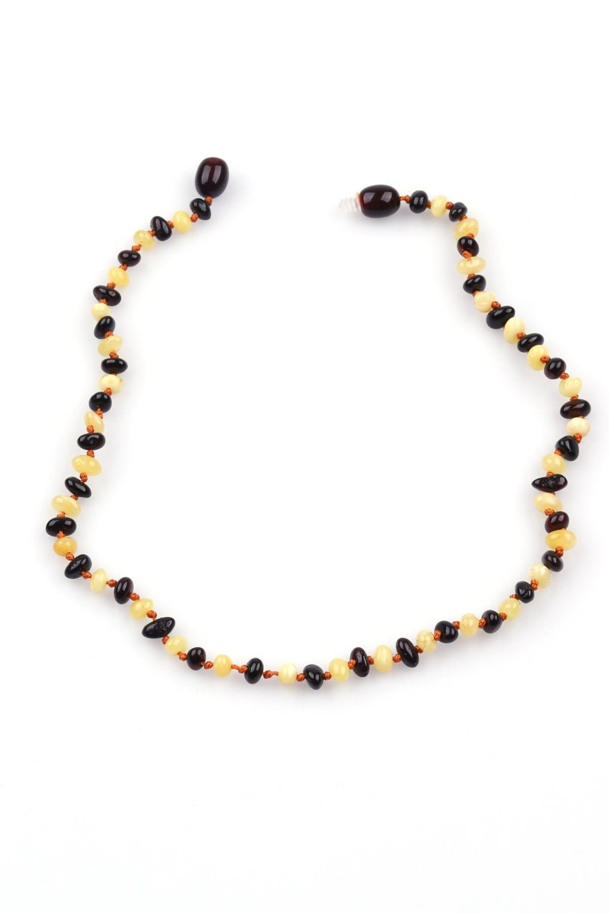 Damla Kehribar Bebek Diş Kolye – 30 cm