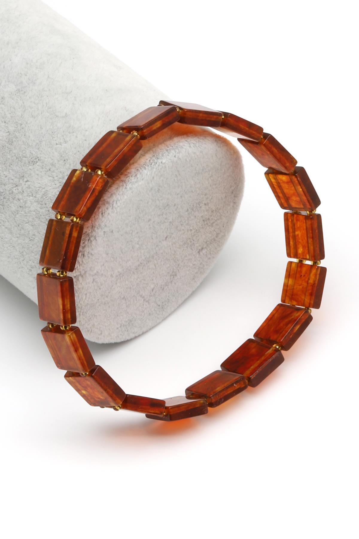 Damla Kehribar Bileklik