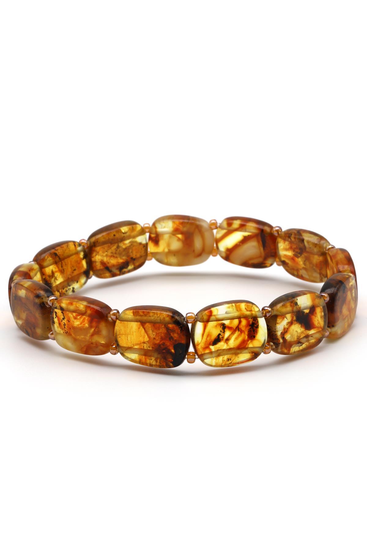 Damla Kehribar Bileklik