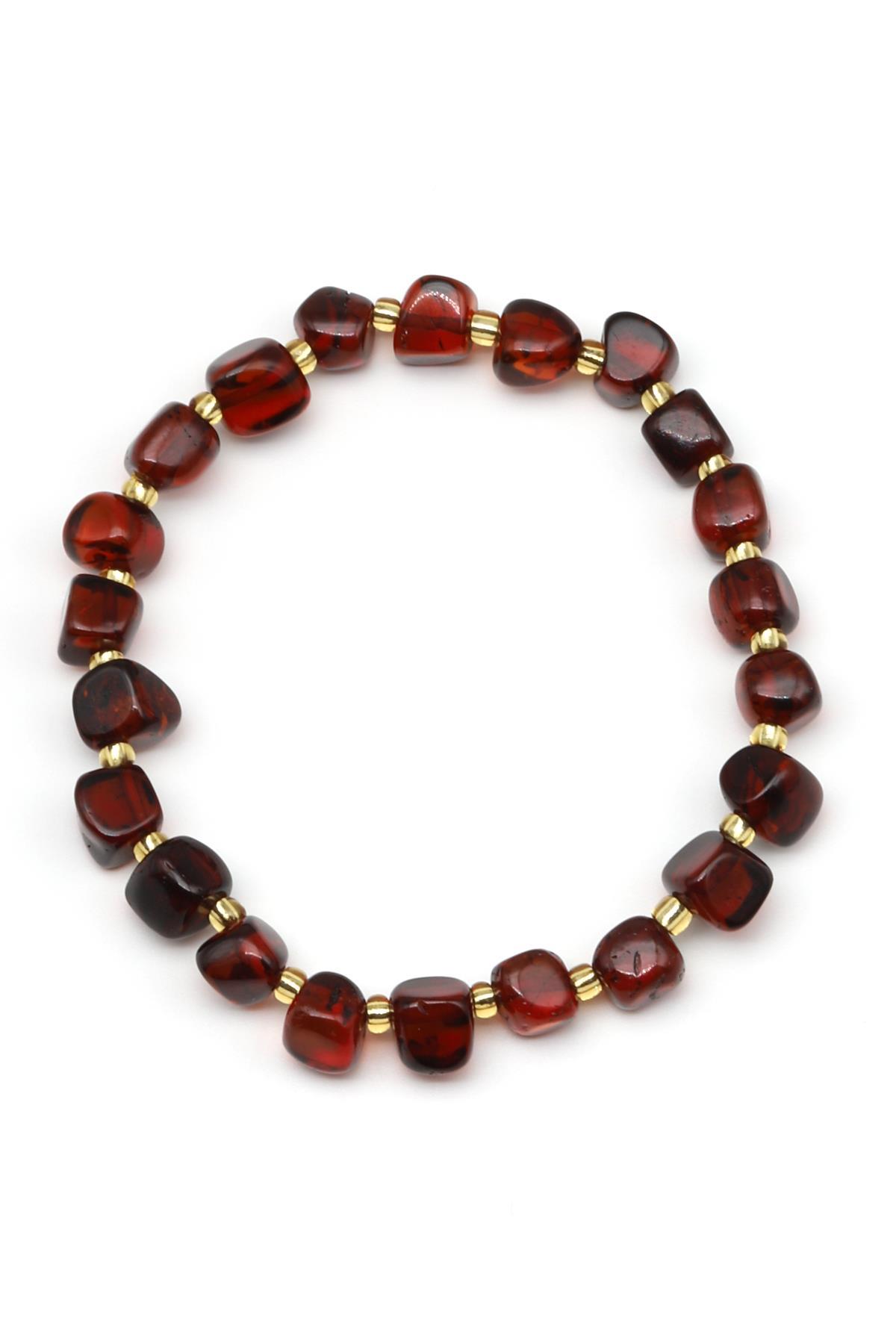 Damla Kehribar Bileklik