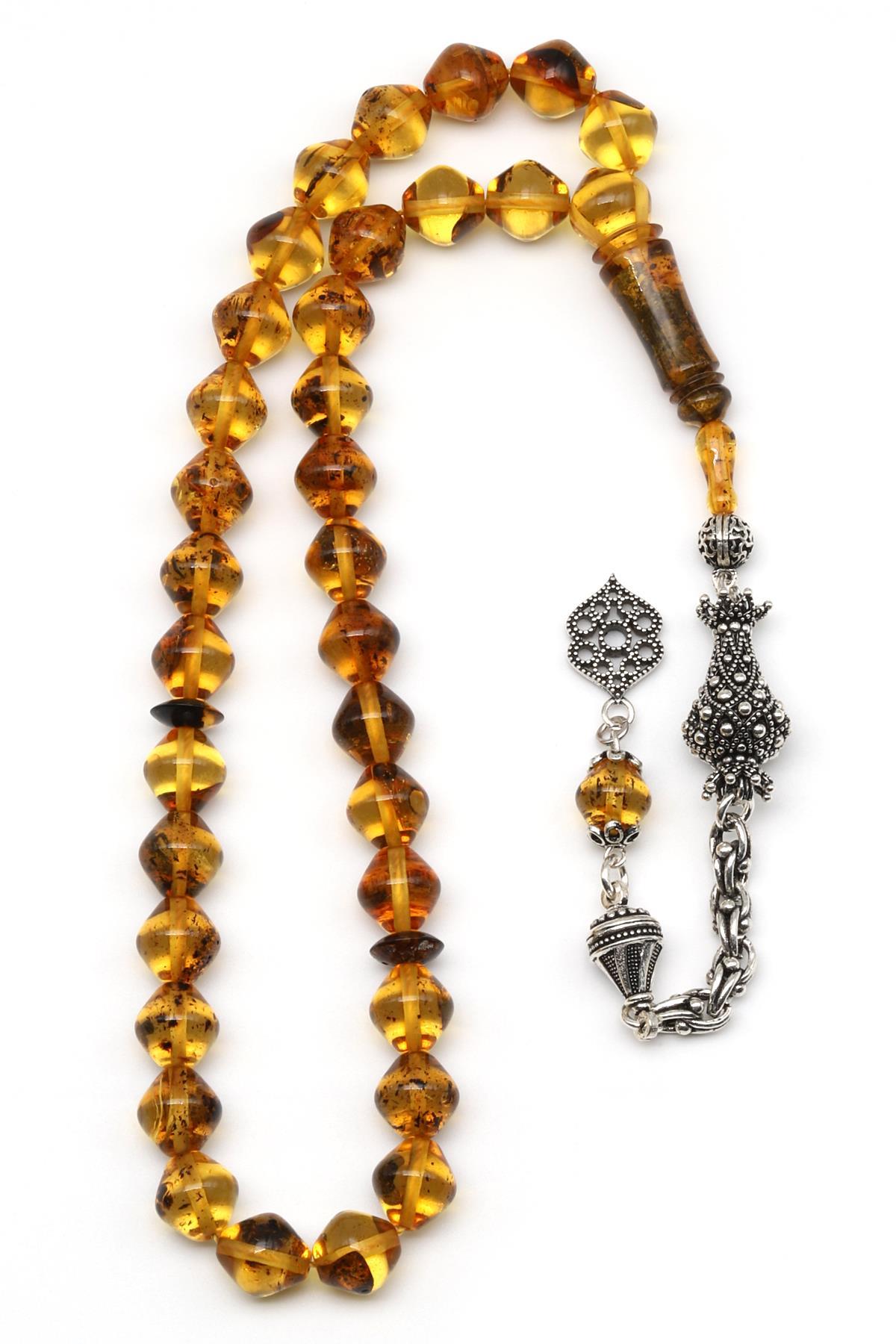 Damla Kehribar İstanbul Kesim Tesbih Litvanya Sertifikalı