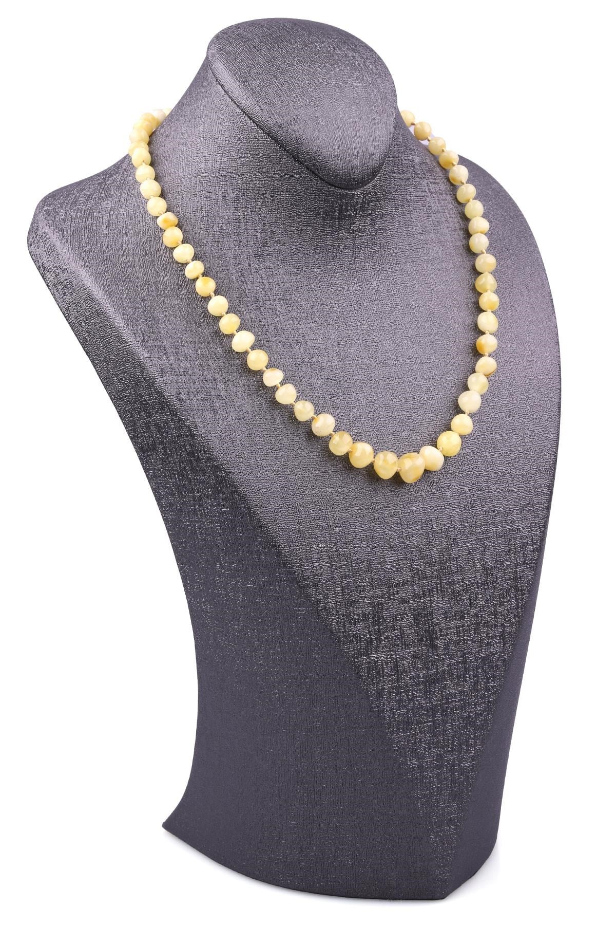 Damla Kehribar Kolye – 45 cm