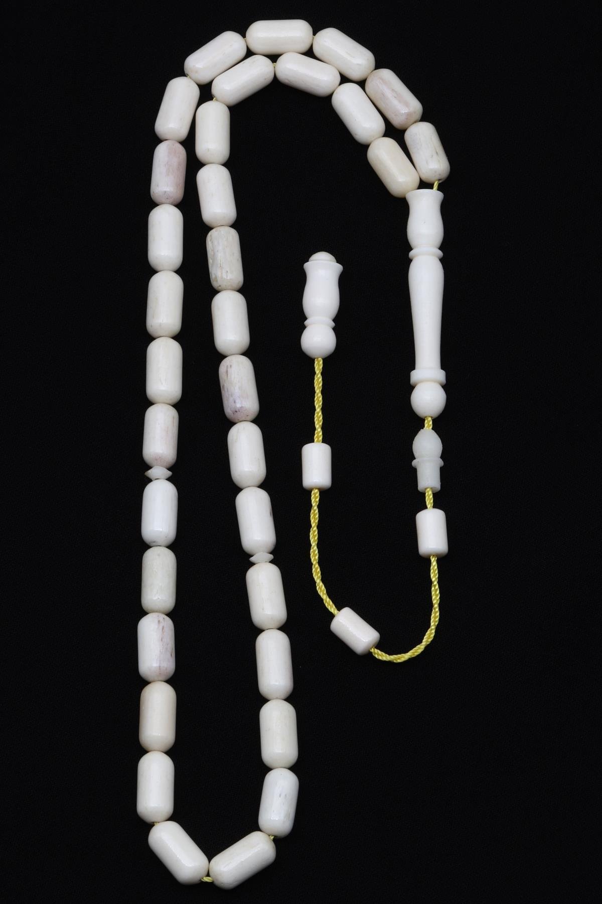 Deve Kuşu Kemiği Tesbih 6 x 11 mm Kapsül Kesim 