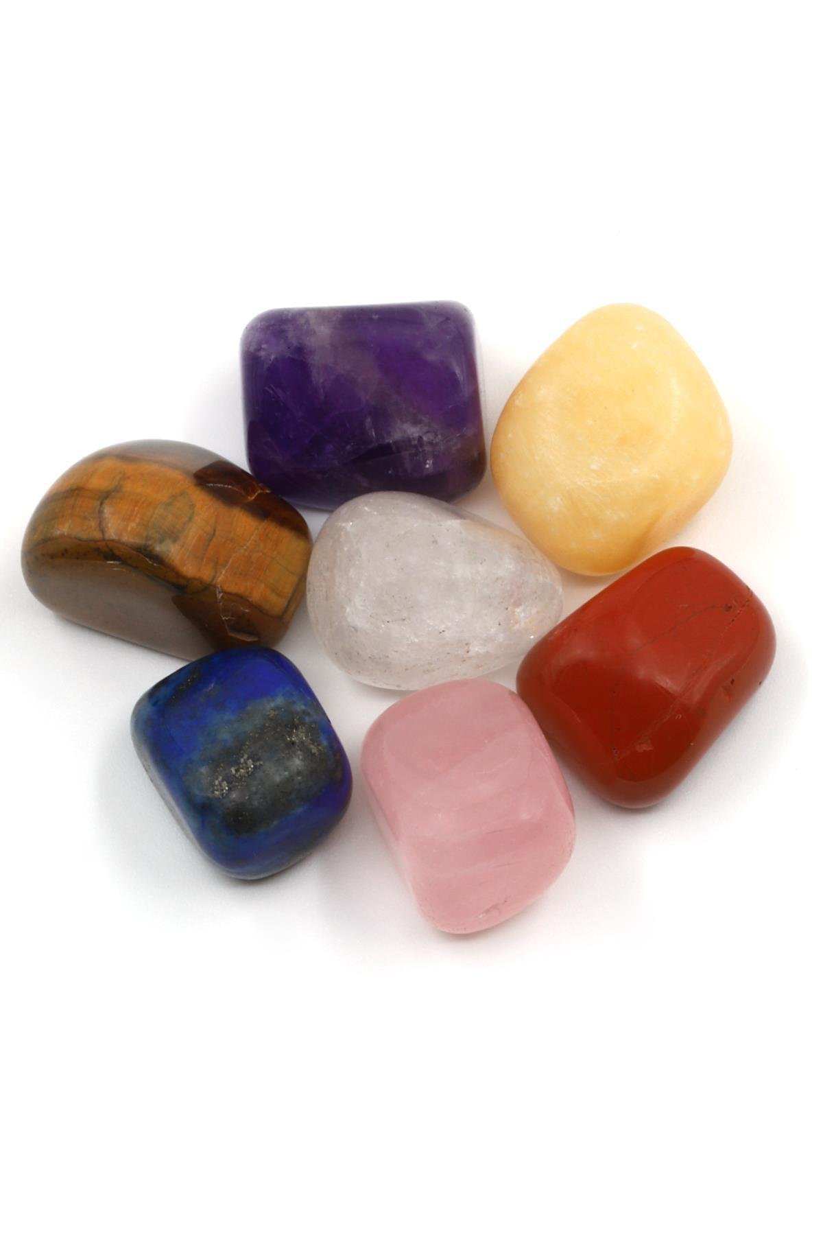 Doğal Taş Tamburlanmış Parça 7’li Set