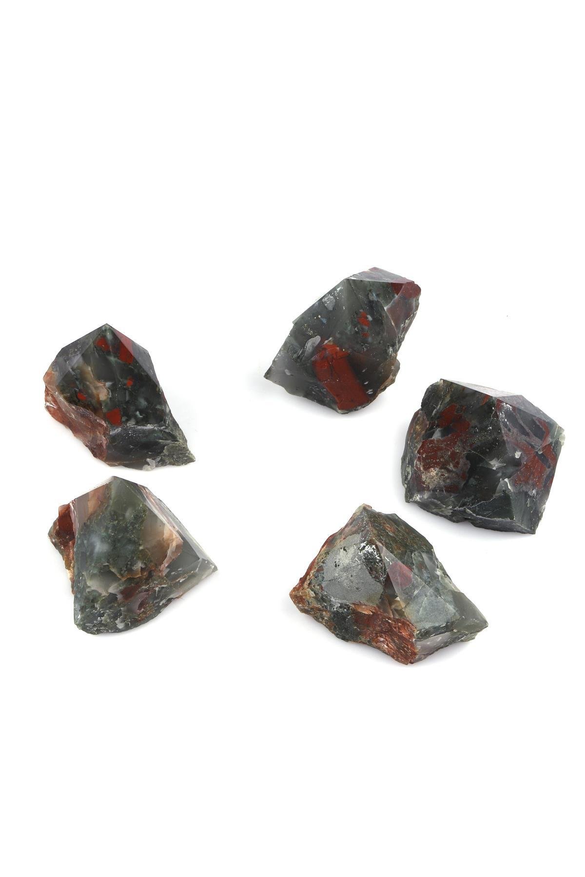 Dragon Blood Jasper Doğal Taş Obelisk Ham Parça