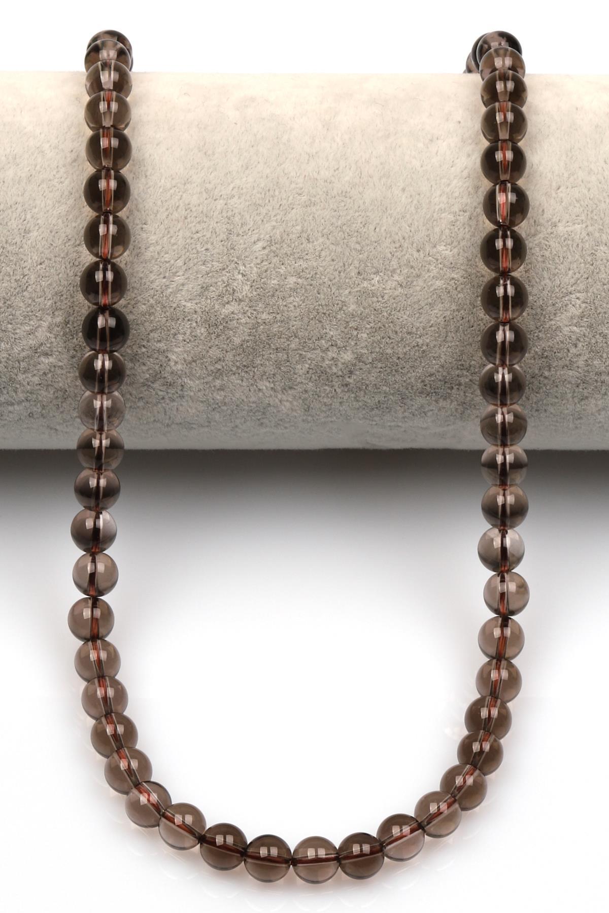 Dumanlı Kuvars (A Kalite) Doğal Taş Dizi 6 mm Küre Kesim