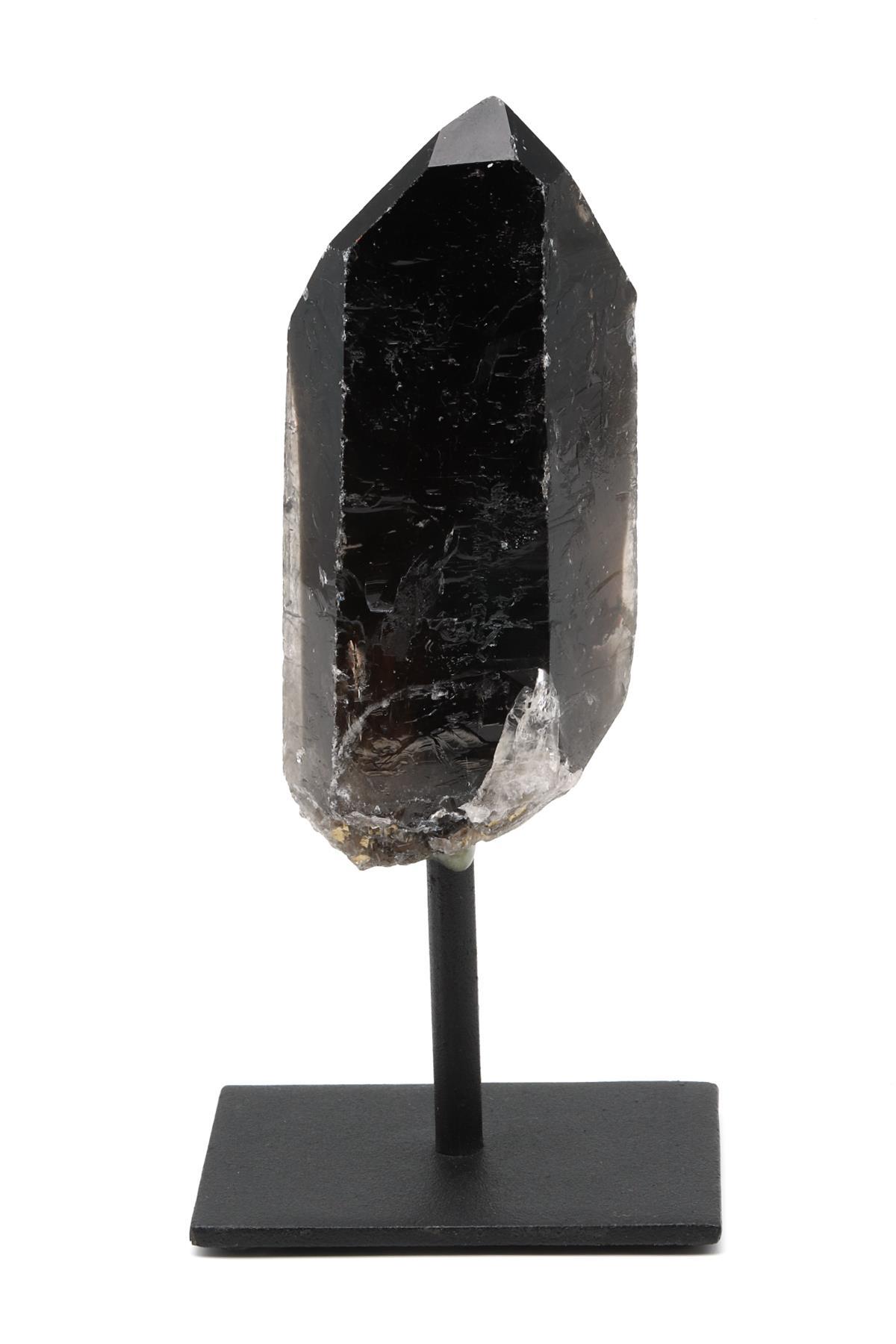 Dumanlı Kuvars Doğal Taş Standlı Ham Parça