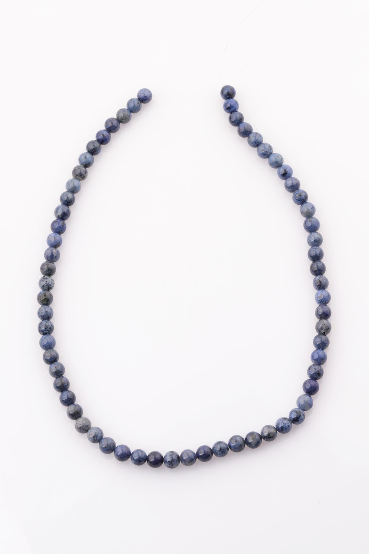 Dumortierit Doğal Taş Dizi 6 mm Küre Kesim