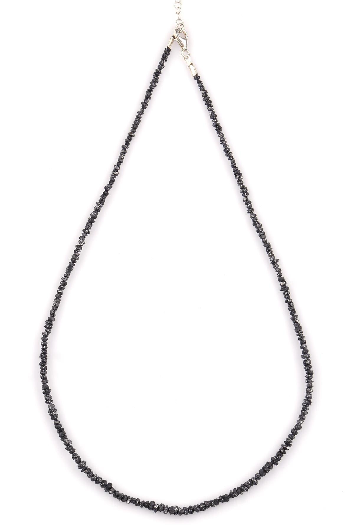 Elmas Doğal Taş Rondel Kesim Kolye