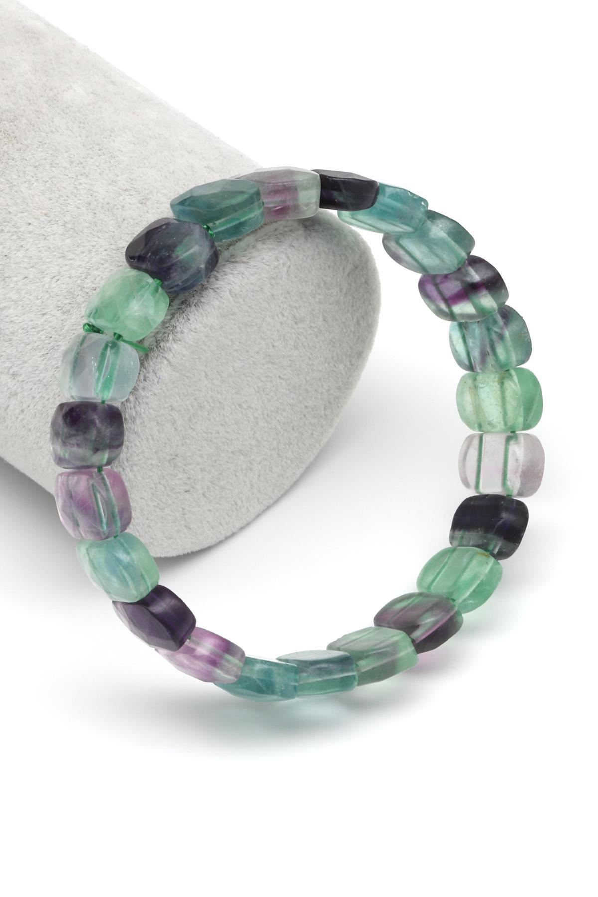 Florit Doğal Taş Bileklik 9 x 14 mm Özel Kesim