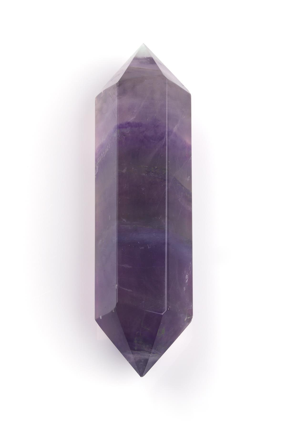 Florit Doğal Taş Çift Uçlu Prizma