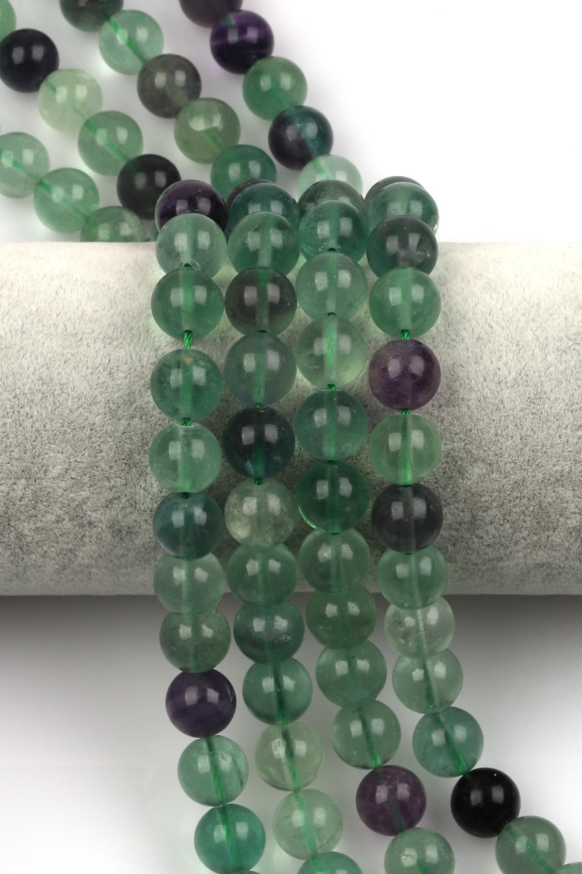 Florit Doğal Taş Dizi 10 mm Küre Kesim