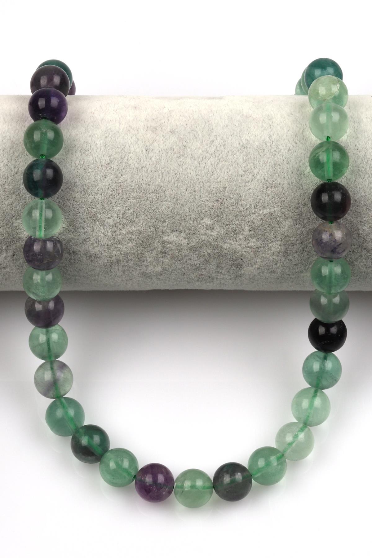 Florit Doğal Taş Dizi 10 mm Küre Kesim