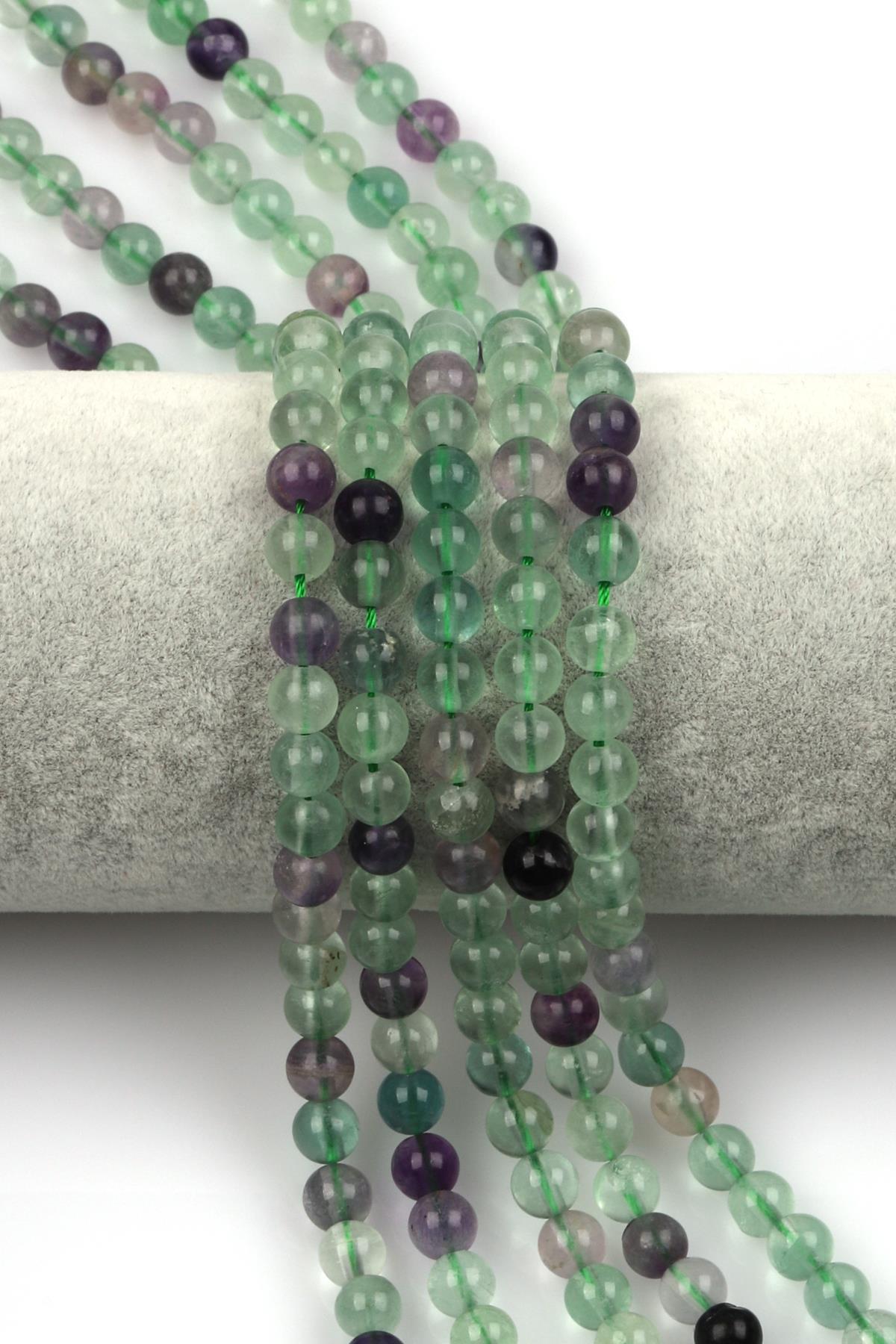 Florit Doğal Taş Dizi 6 mm Küre Kesim