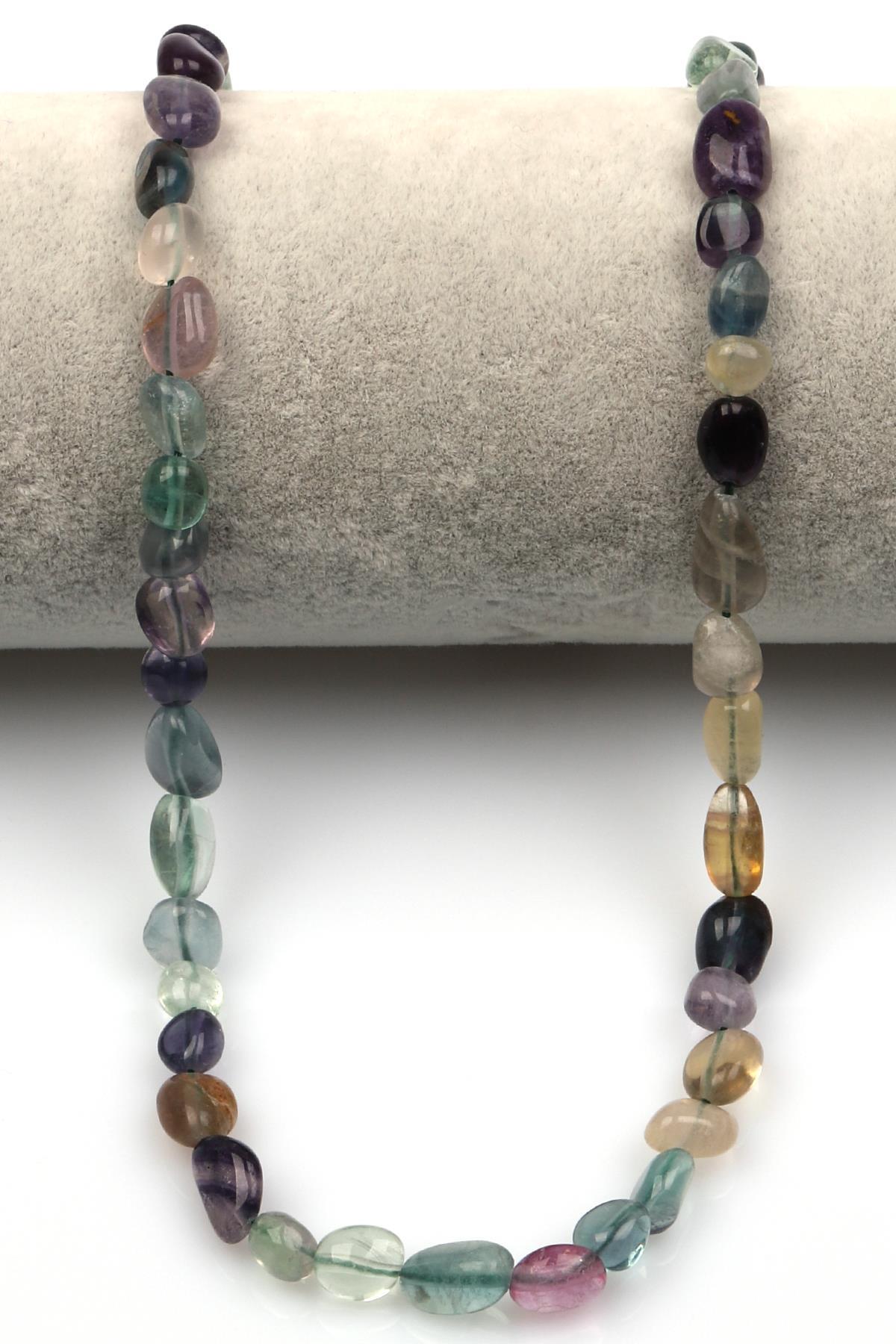 Florit Doğal Taş Dizi 6 x 9 mm Mercimek Kesim