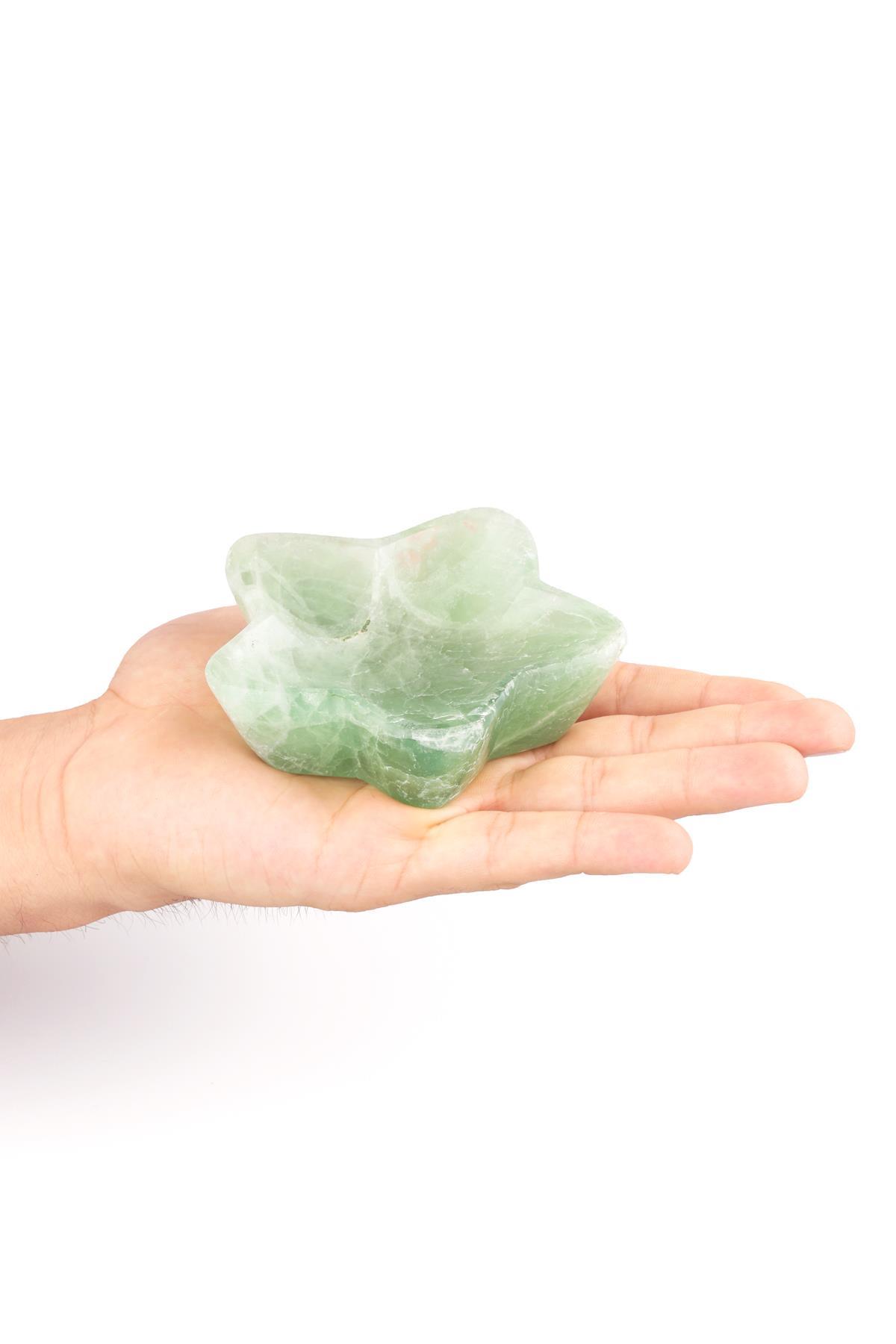 Florit Doğal Taş İçi Oyuk Parça