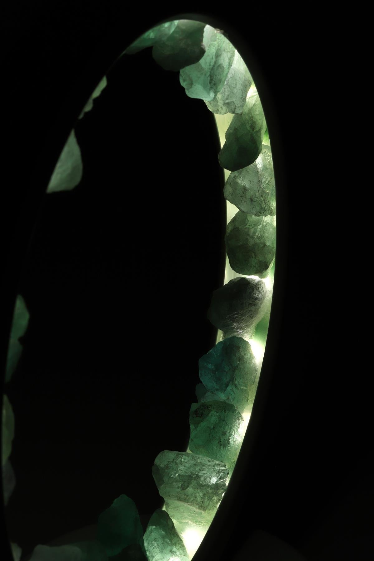 Florit Doğal Taş Lamba