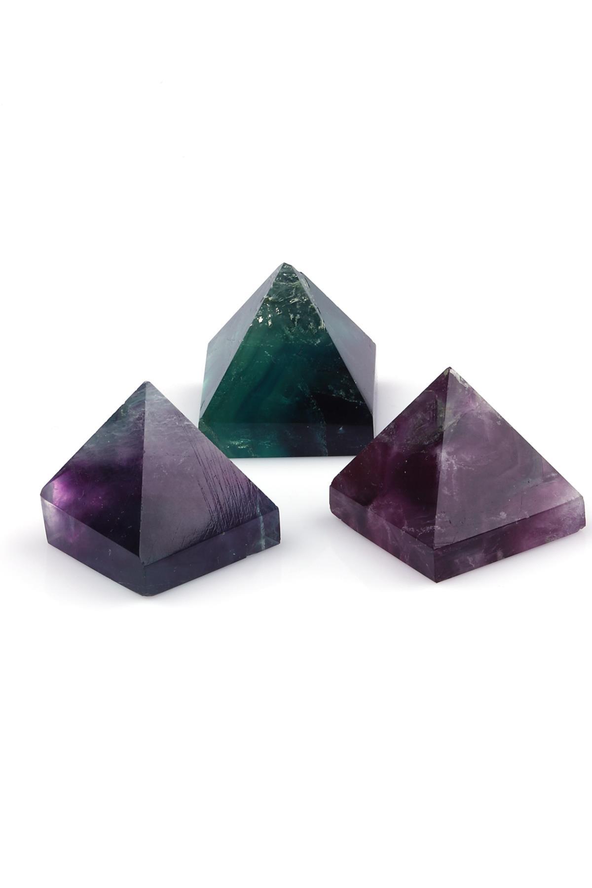 Florit Doğal Taş Piramit