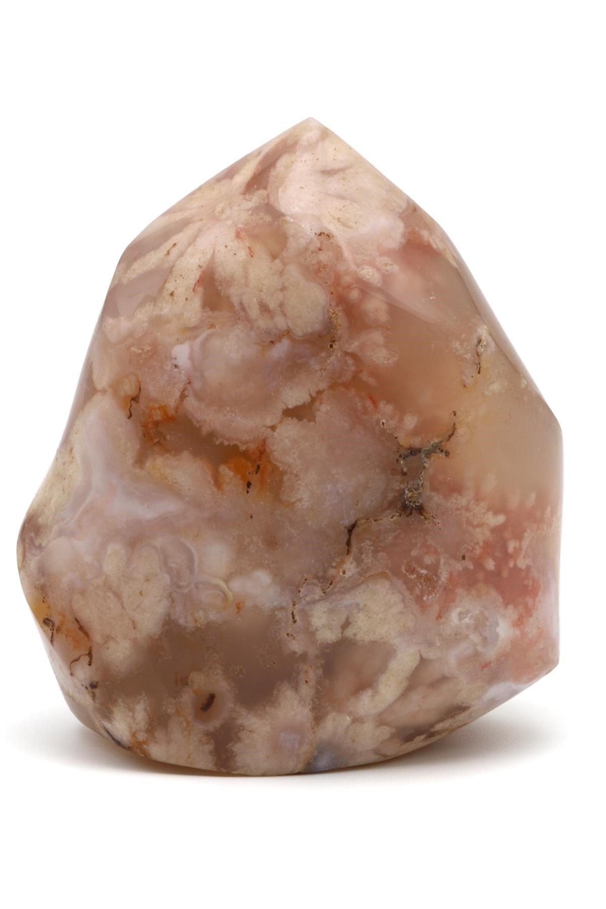 Flower Agate Doğal Taş Spiral Parça - 181 Gr.