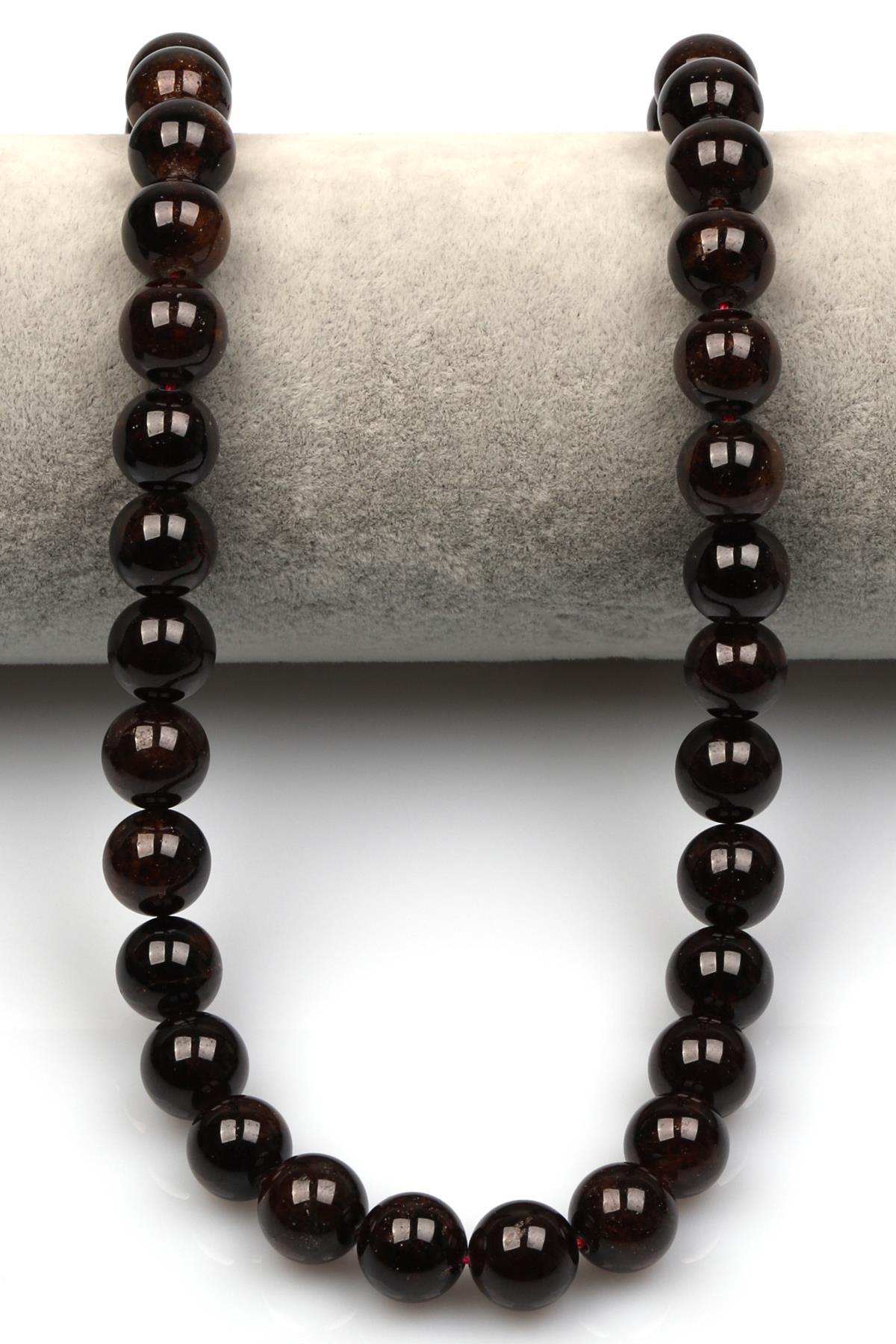 Garnet Doğal Taş Dizi 10 mm Küre Kesim