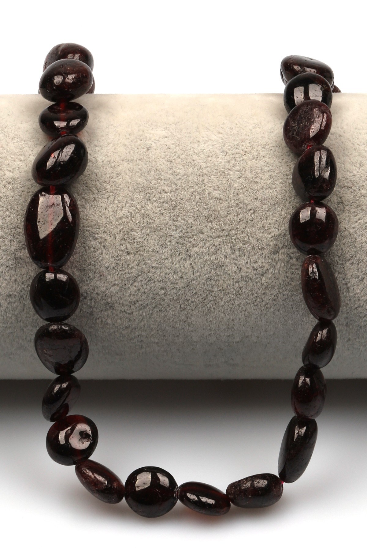 Garnet Doğal Taş Dizi 10 x 13 mm Mercimek Kesim - DZ-1251