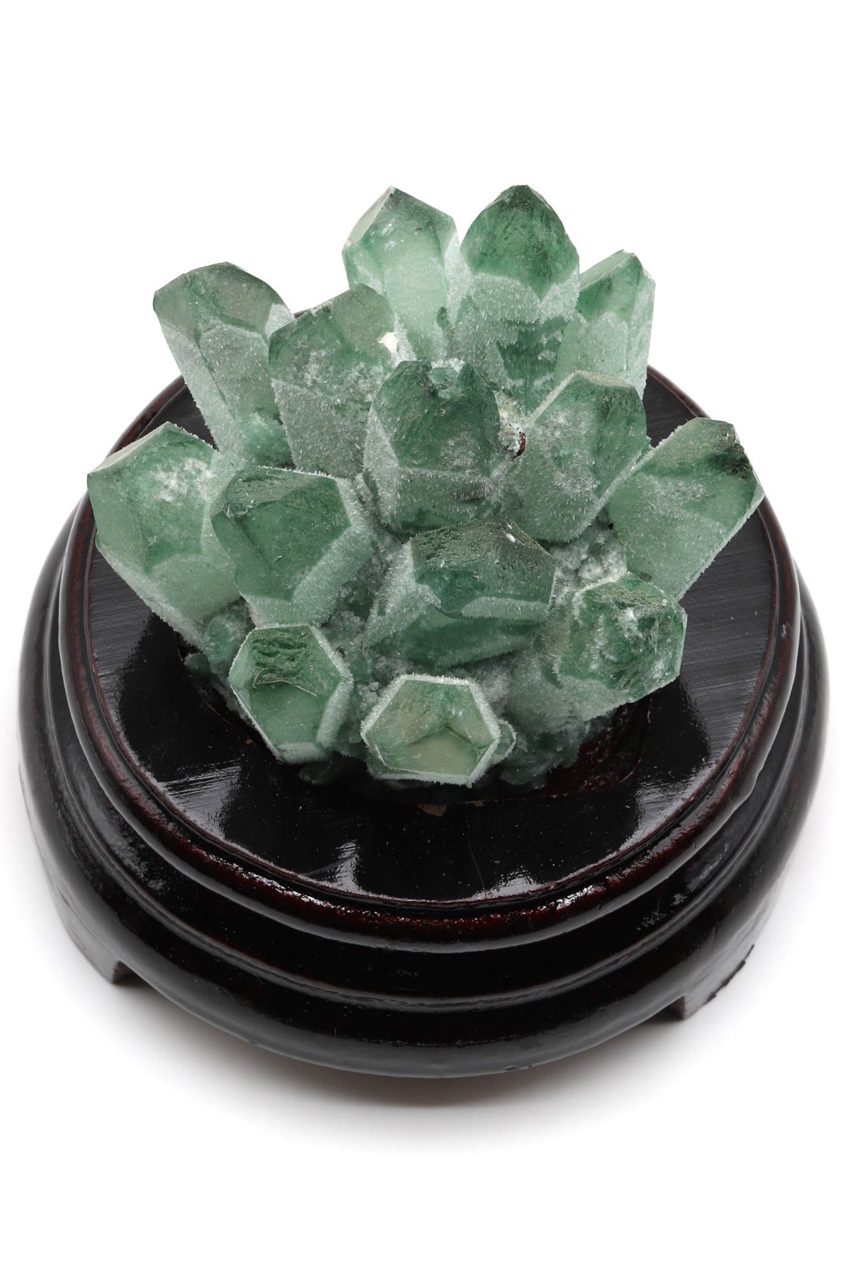 Green Kuvars Doğal Taş Standlı Parça - DT-2914