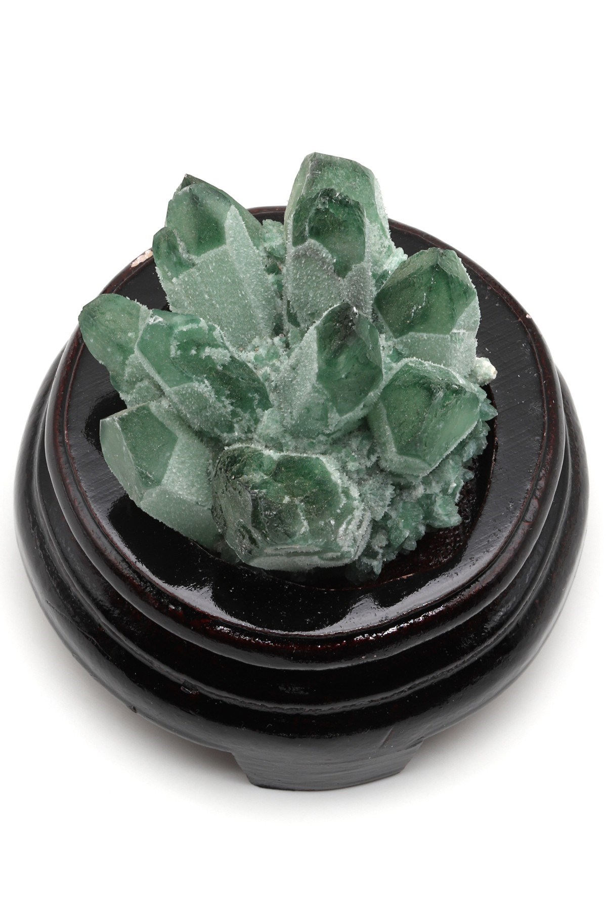 Green Kuvars Doğal Taş Standlı Parça - DT-2916