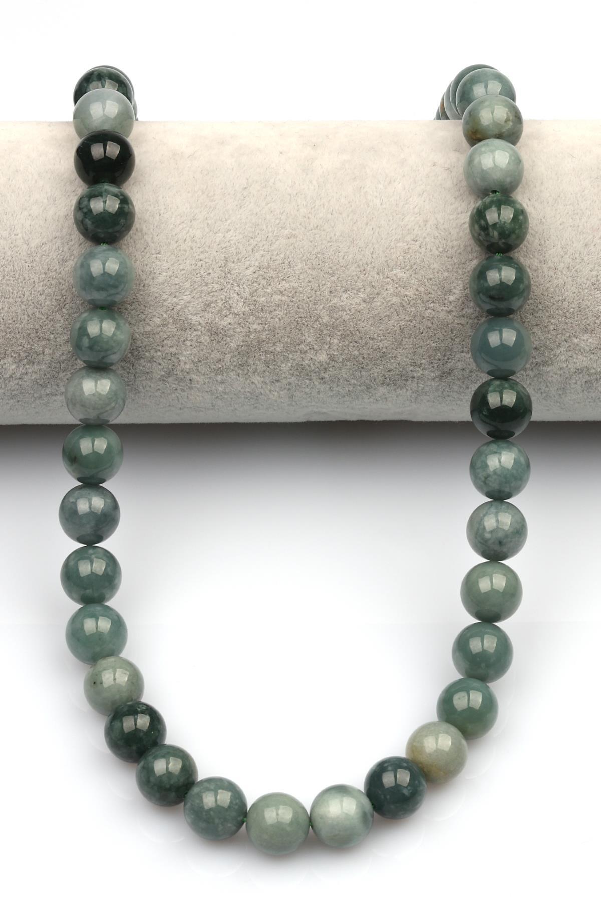 Guatemala Yeşim Doğaltaş Dizi 10 mm Küre Kesim