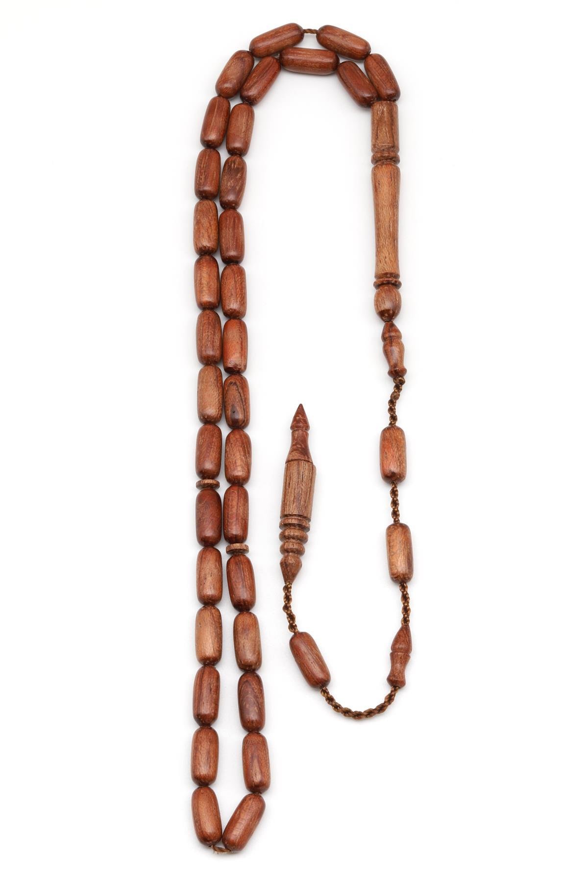 Gül Ağacı Tesbih 5 x 12 mm Kapsül Kesim