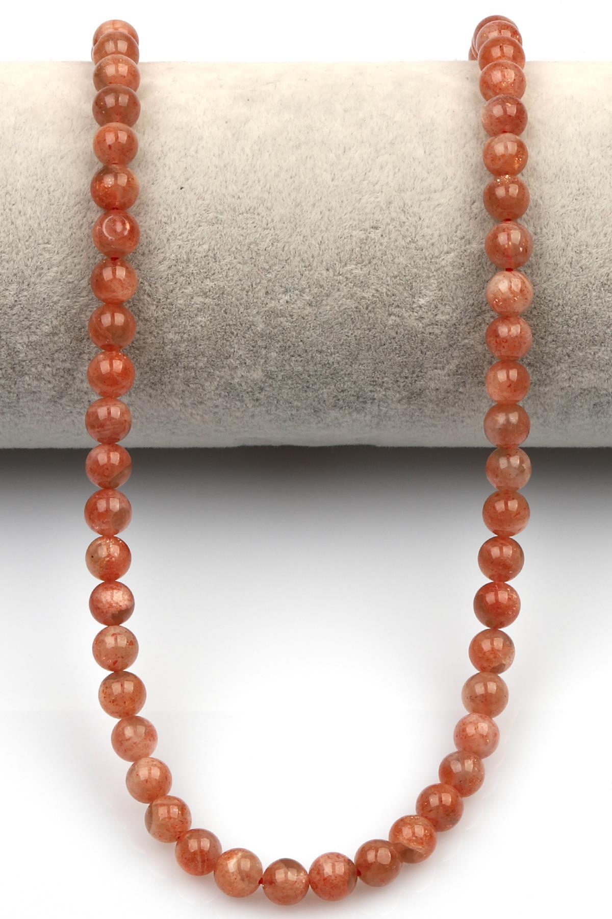 Güneş Taşı ( A Kalite ) Doğal Taş Dizi 6 mm Küre Kesim