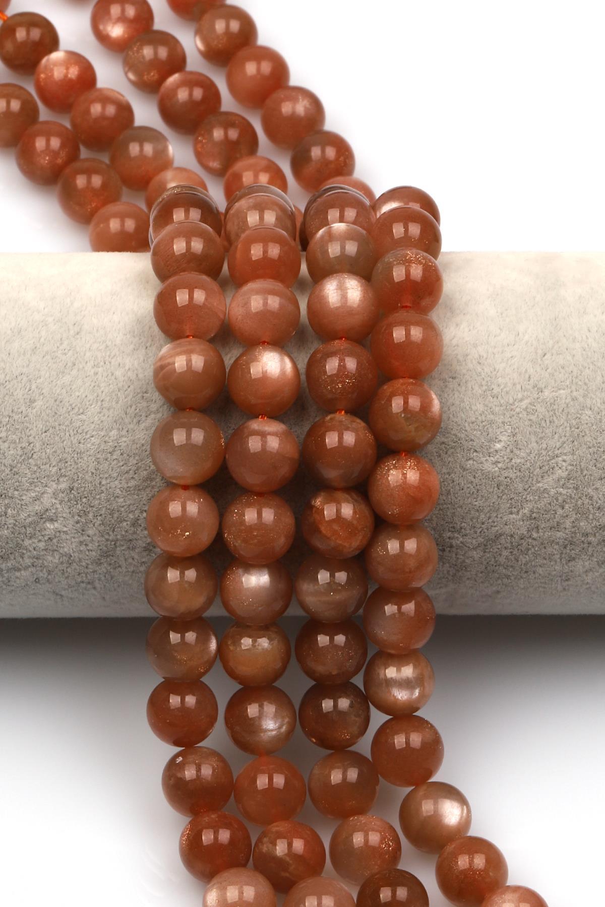 Güneş Taşı Doğal Taş Dizi 10 mm Küre Kesim