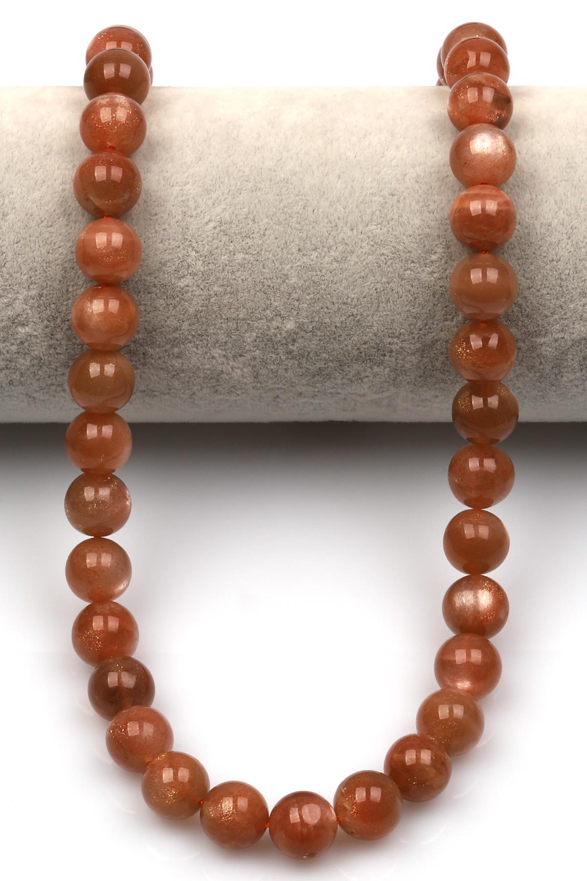 Güneş Taşı Doğal Taş Dizi 10 mm Küre Kesim