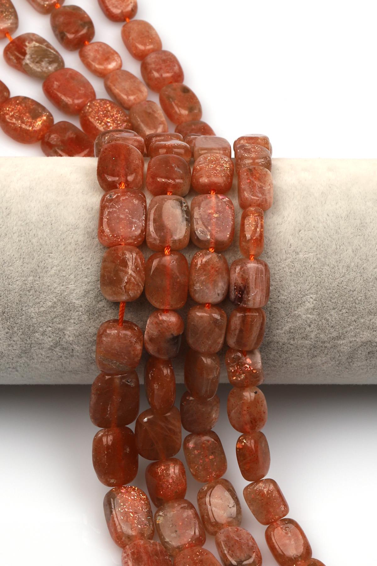 Güneş Taşı Doğal Taş Dizi 9 x 11 mm Özel Kesim