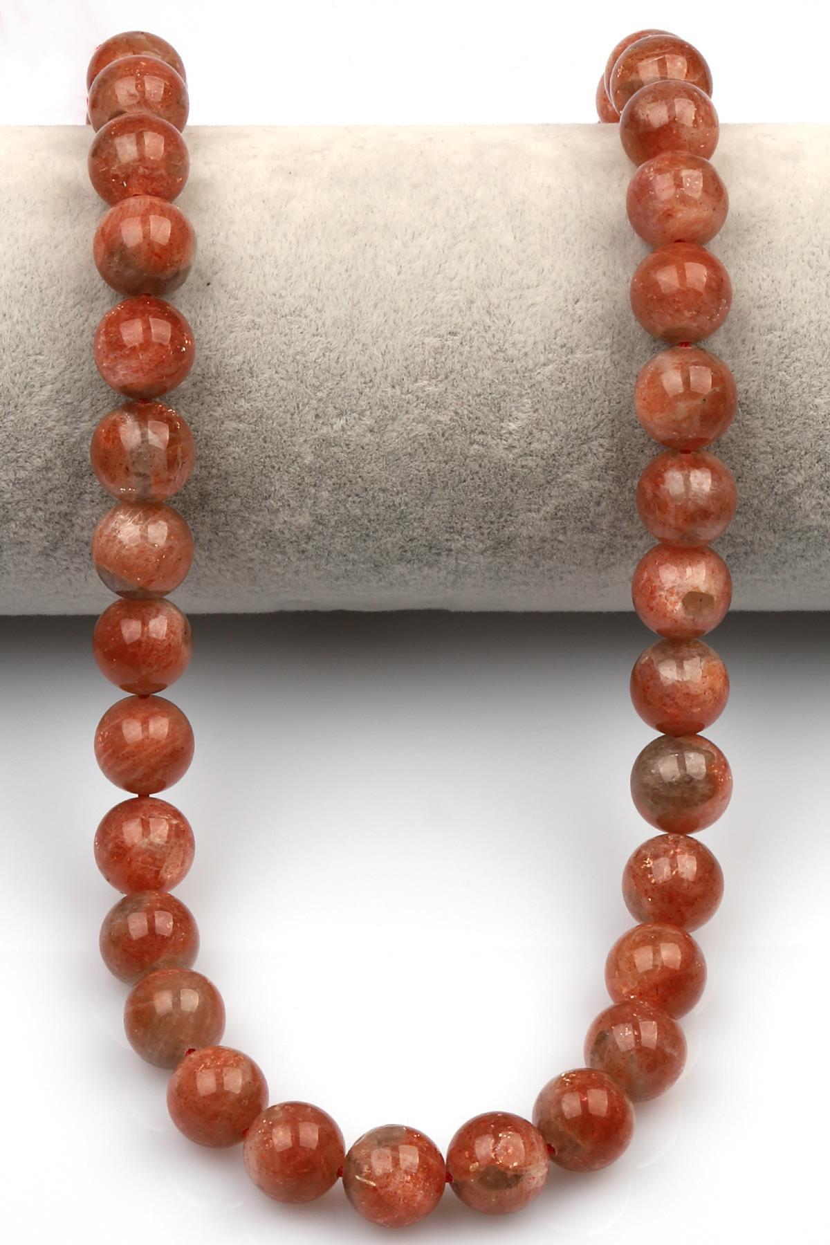 Güneş Taşı Doğaltaş Dizi 10 mm Küre Kesim