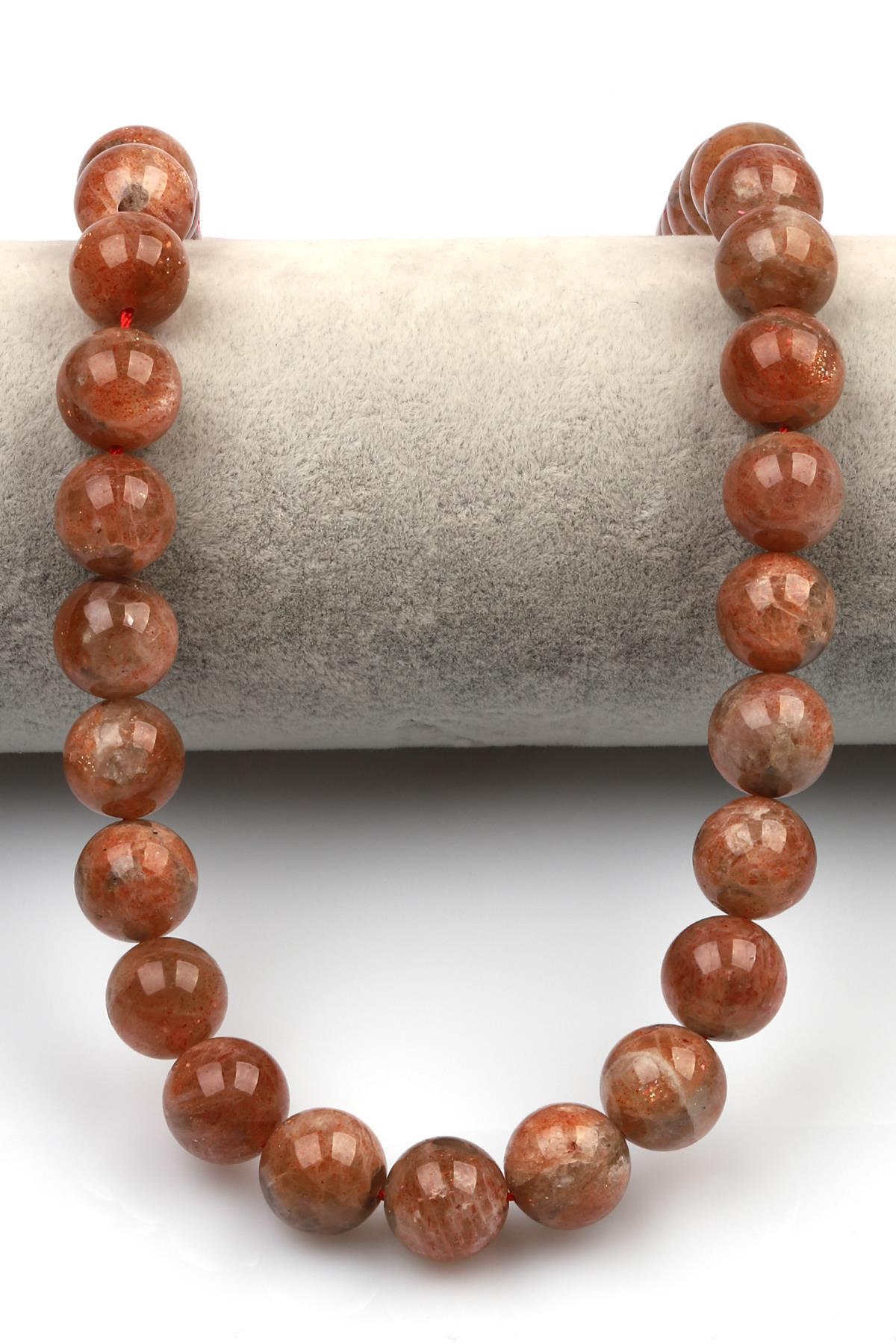 Güneş Taşı Doğaltaş Dizi 12 mm Küre Kesim