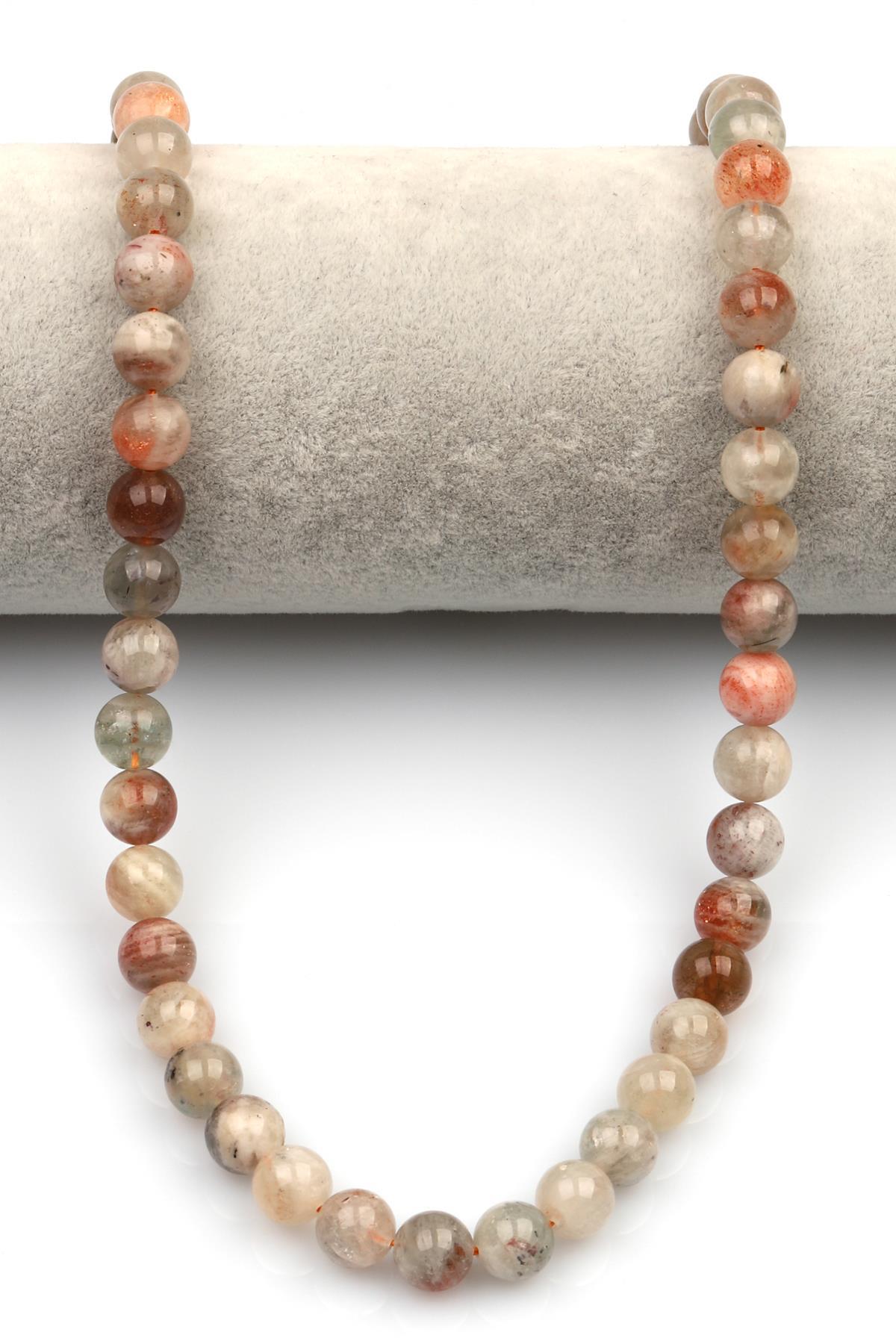 Güneş Taşı Doğaltaş Dizi 8 mm Küre Kesim