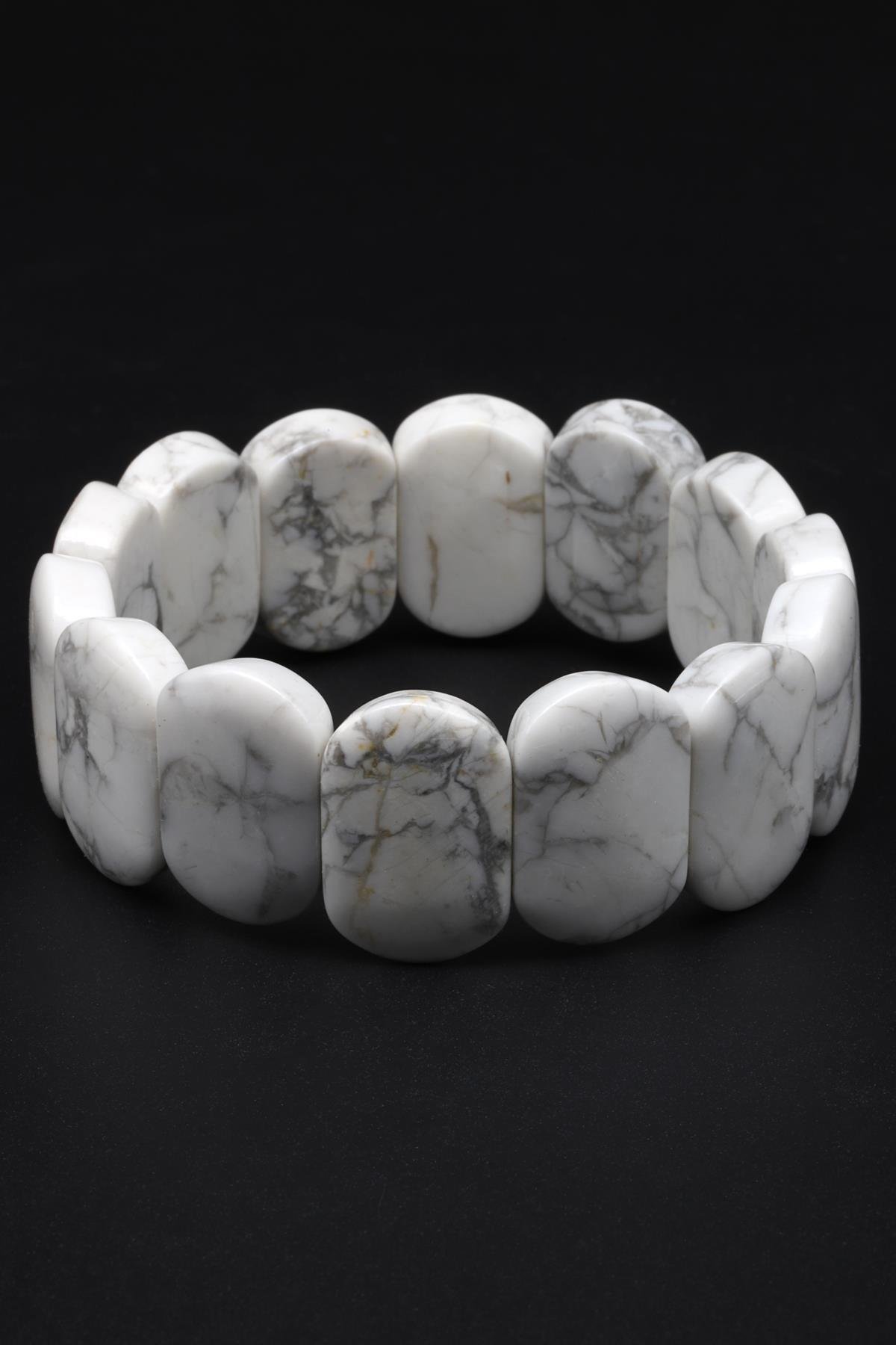 Havlit Doğal Taş Bileklik 16 x 24 mm Özel Kesim