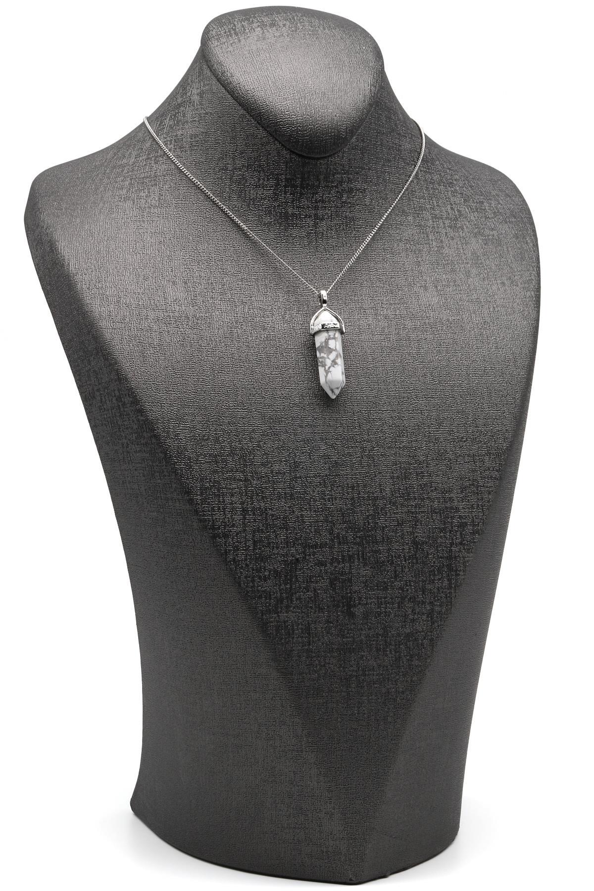 Havlit Doğal Taş Çivi Model Kolye