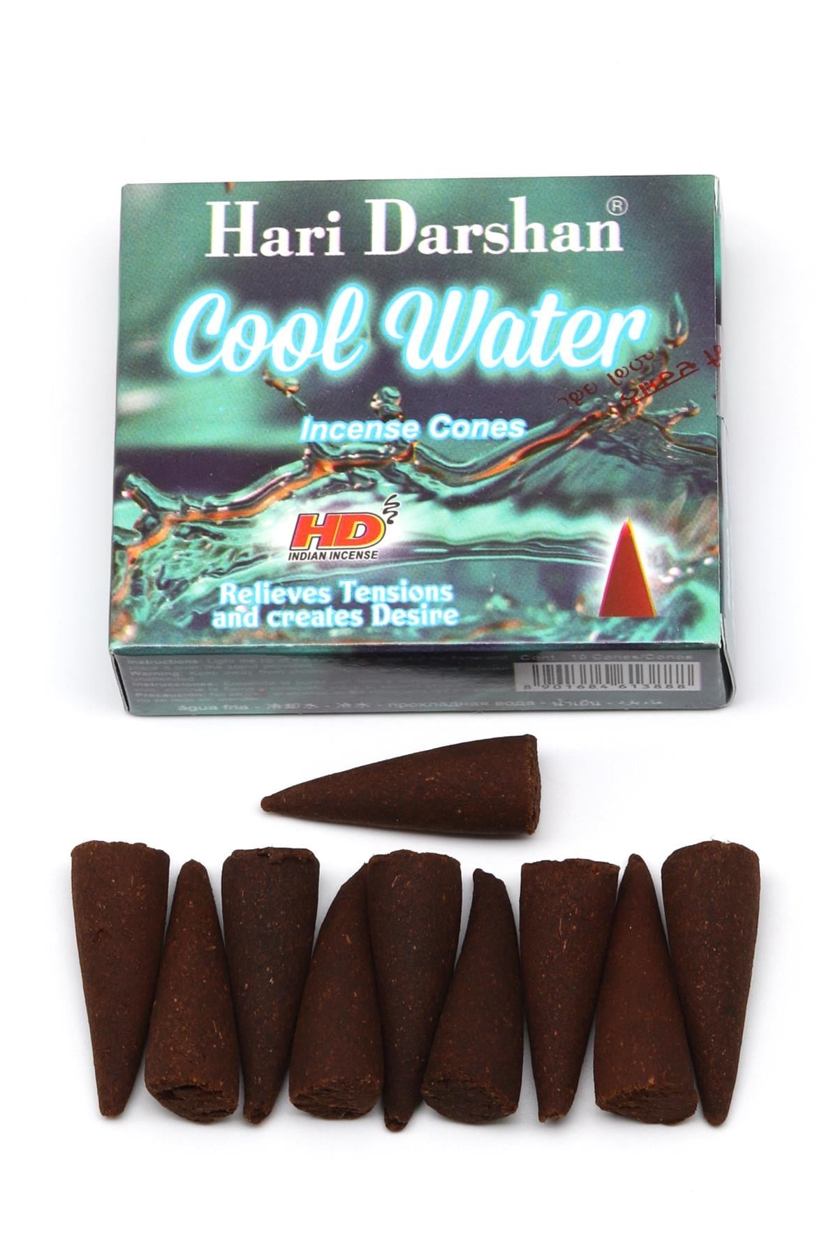 HD Tütsü Cool Water - Okyanus Kokusu 10'lu Koni Tütsü