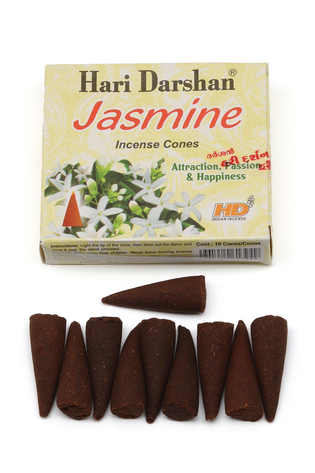 HD Tütsü Jasmine - Yasemin Çiçeği Kokusu 10'lu Koni Tütsü