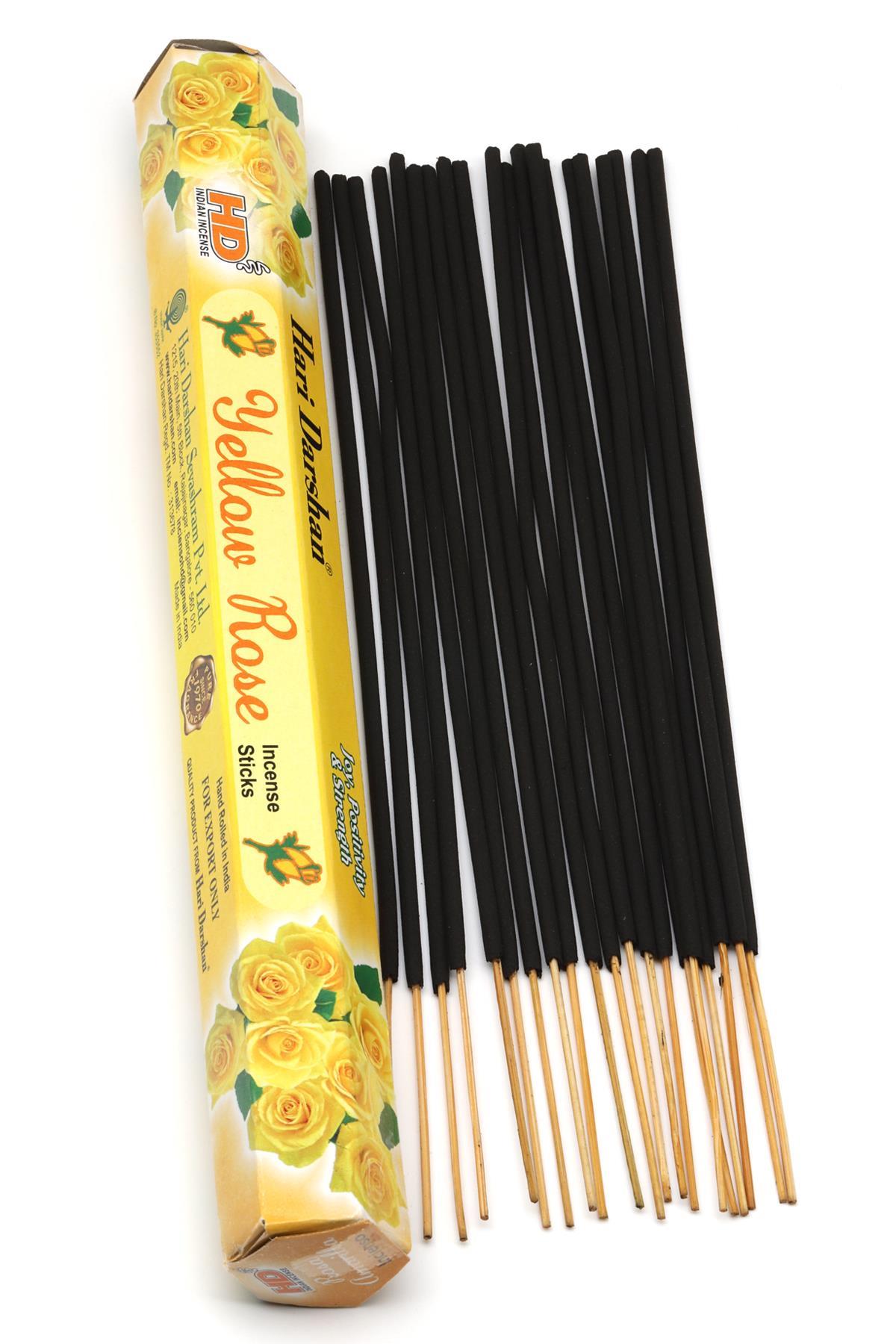 HD Tütsü Yellow Rose - Sarı Gül Kokusu 20'li Çubuk Tütsü