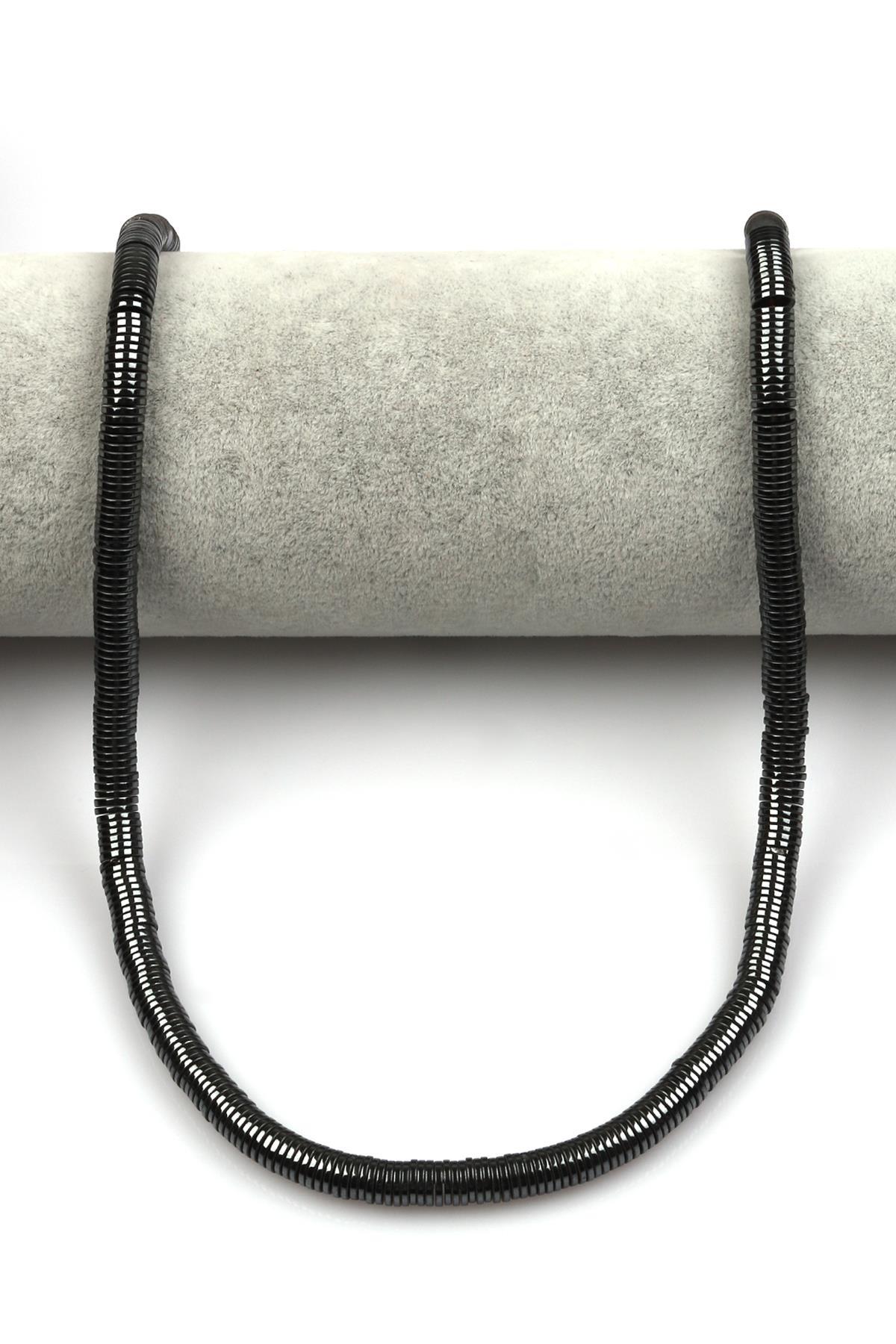 Hematit Dizi 1 x 6 mm Pul Kesim