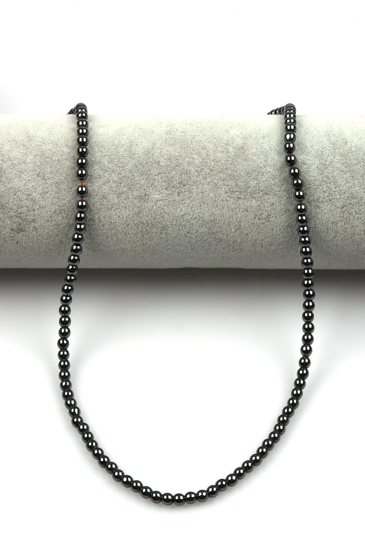 Hematit Dizi 4 mm Küre Kesim