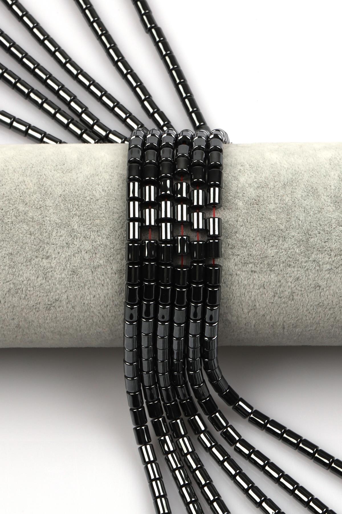 Hematit Dizi 4 x 5 mm Silindir Kesim